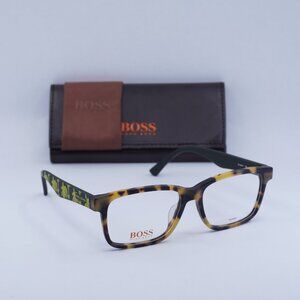 Final Price! Hugo Boss BO 0262/F TBB Yellow Havana Eyeglasses